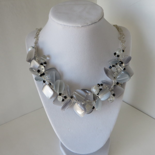 Silvery Grey Necklace
