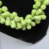 Lime Green Howlite Necklace