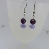 Lilac and Purple Earrings