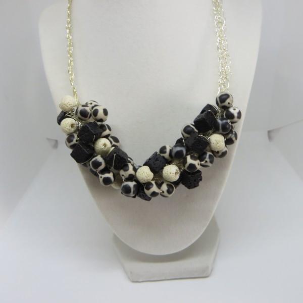 Ivory and Black Necklace