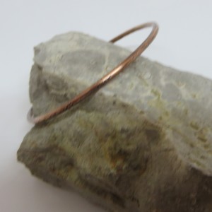 Thin Copper Bangle Bracelet