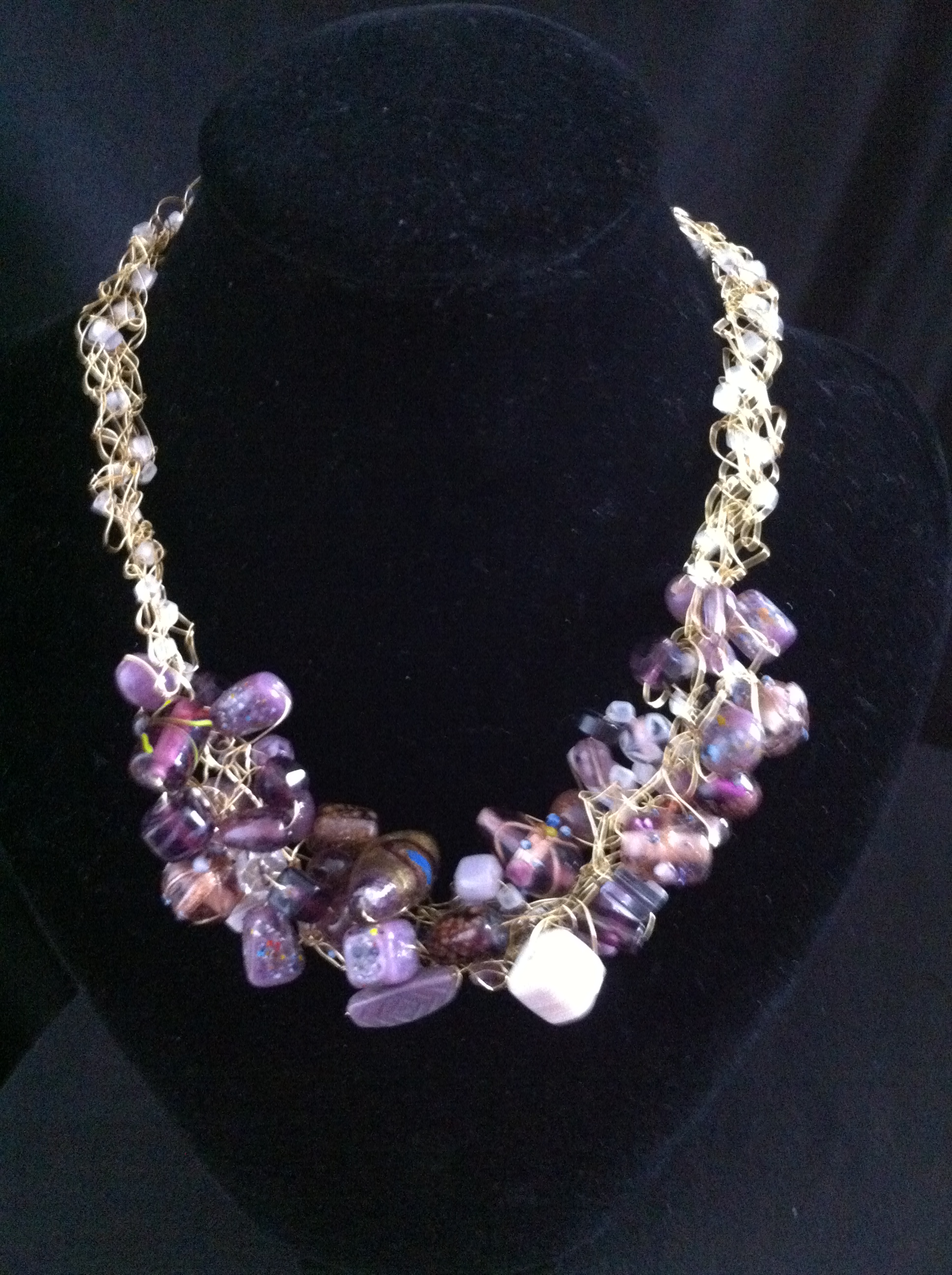 Purple Power Necklace & Earring Set | Janell Jewellry